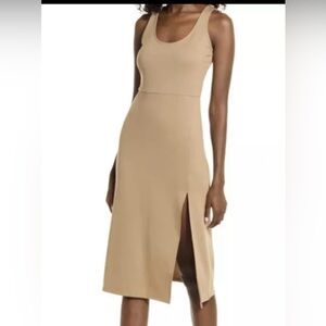 Open edit NWT scoop neck midi dress size M